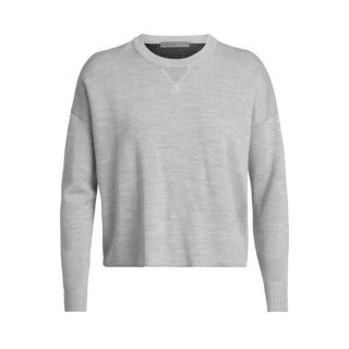 Icebreaker Carrigan Reversible Sweater Sweatshirt STEEL HTHR