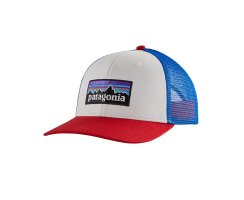 Patagonia P-6 Logo Trucker Hat White