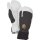 HESTRA ARMY LEATHER PATROL GAUNTLET MITT 3 FINGER CHARCOAL