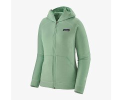 Patagonia Womens R1® Fleece Full-Zip Hoody Gypsum Green