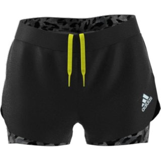 ADIDAS PRIMEBLUE FAST 2IN1 SHORT GRAPHIC Woemn black/grey four