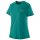 Patagonia  Womens Capilene® Cool Merino Graphic Shirt 73 Skyline Borealis Green