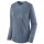Patagonia Womens Long-Sleeved Cap Cool Merino Shirt Light Plume Grey