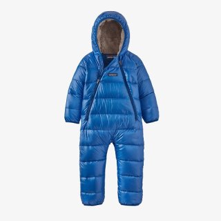 Patagonia Infant Hi-Loft Down Sweater Bunting Unisex Bayou Blue  3M