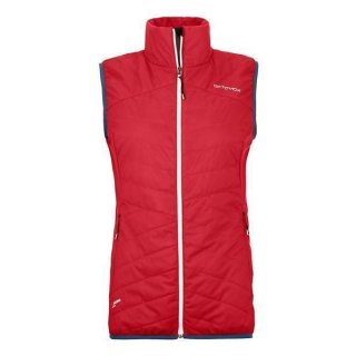 ORTOVOX SWISSWOOL LIGHT PURE DUFOUR VEST W HOT CORAL