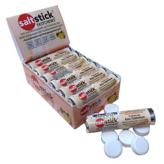 SaltStick Fas Chews Elektrolyt-Kautabletten Box 12 Rollen á 16,2g Orange