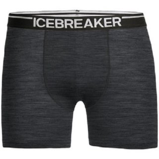 ICEBREAKER MENS ANATOMICA BOXERS JET HTHR/BLACK